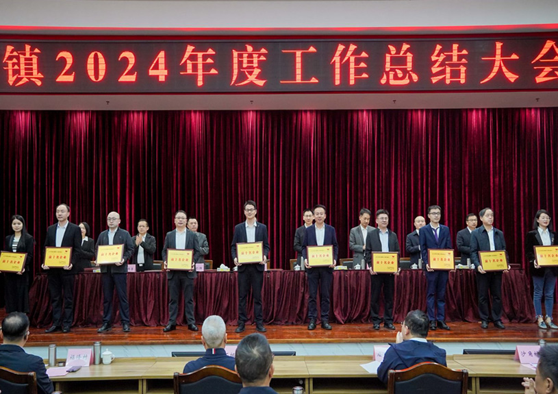 双项殊荣！！尊龙人生就是博首页电声荣登石排镇2024年度“双十强”榜单